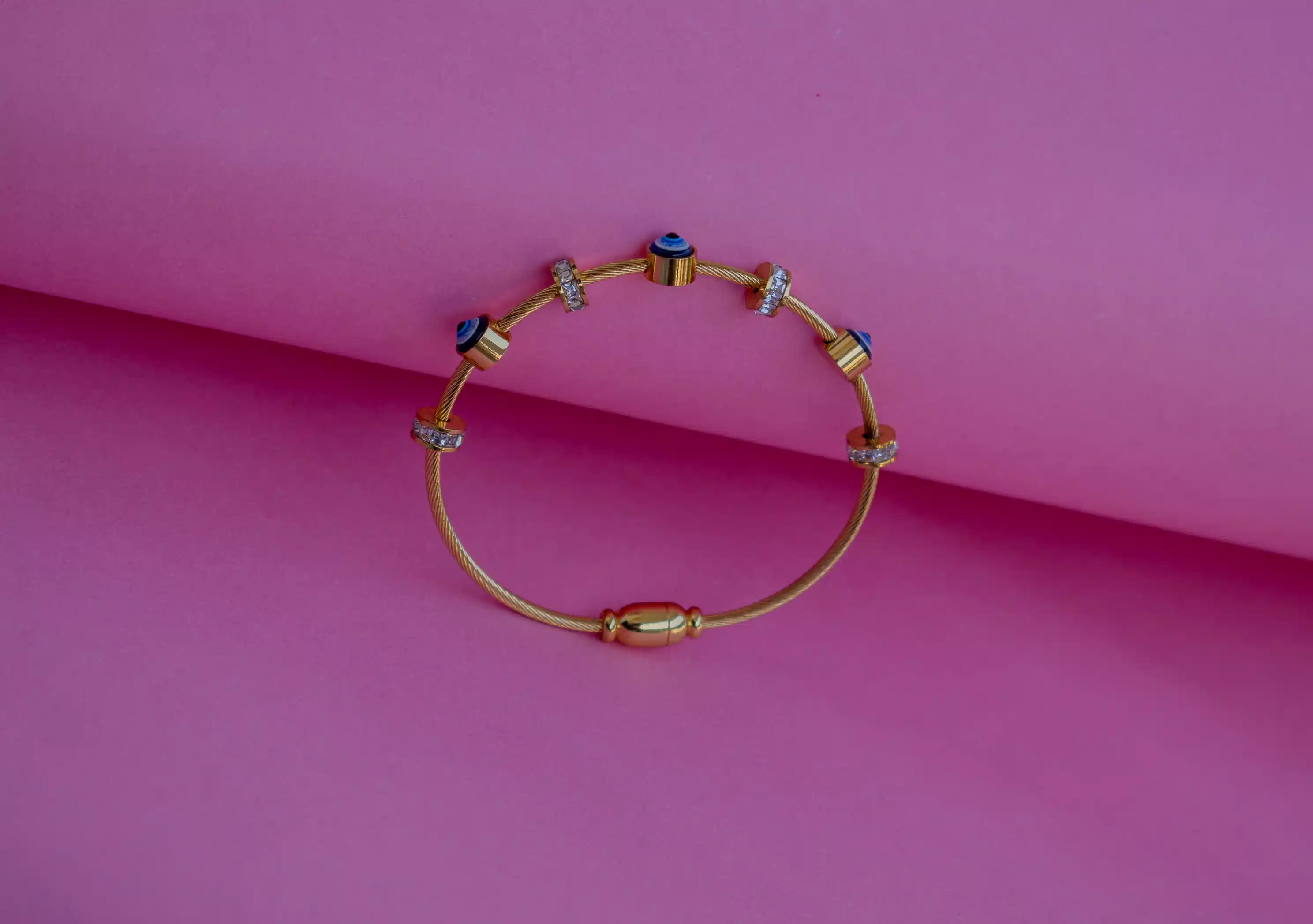 Evil Eye Luxe Cable Bracelet